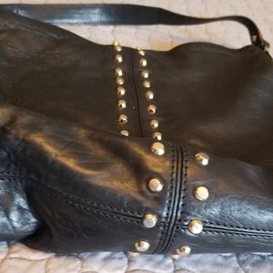 Michael kors black astor studded bag